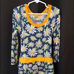 Floral lightweight girls dress